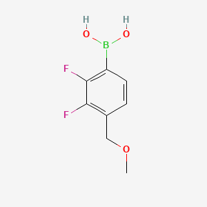 molecular formula C8H9BF2O3 B14034024 2,3-Difluoro-4-(methoxymethyl)phenylboronic acid 
