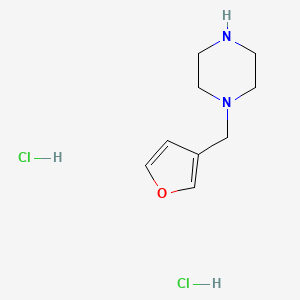 molecular formula C9H16Cl2N2O B1403403 1-(3-呋喃甲基)哌嗪二盐酸盐 CAS No. 777829-43-3