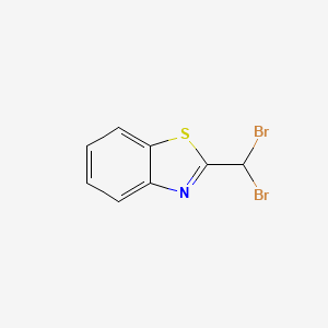 molecular formula C8H5Br2NS B1403413 2-(Dibromomethyl)benzo[d]thiazole CAS No. 1588441-11-5