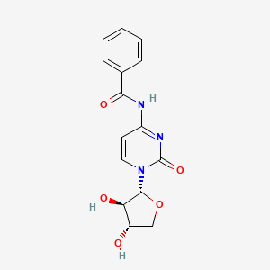 molecular formula C15H15N3O5 B14034141 N-(1-((2R,3R,4S)-3,4-Dihydroxytetrahydrofuran-2-yl)-2-oxo-1,2-dihydropyrimidin-4-yl)benzamide 