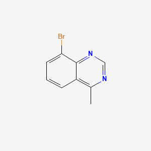 molecular formula C9H7BrN2 B1403418 8-Bromo-4-methylquinazoline CAS No. 1666113-01-4