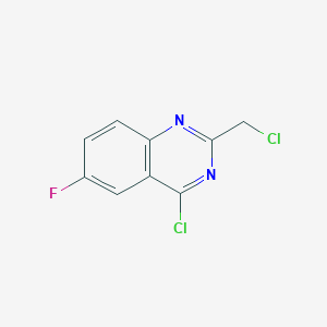 4-Chloro-2-(chloromethyl)-6-fluoroquinazoline