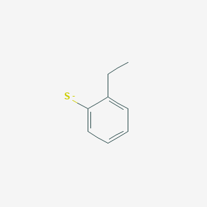 molecular formula C8H9S- B14034341 2-Ethylbenzenethiolate 