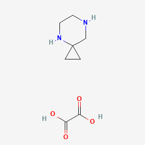 molecular formula C8H14N2O4 B1403436 4,7-Diaza-spiro[2.5]octane oxalate CAS No. 1389264-25-8