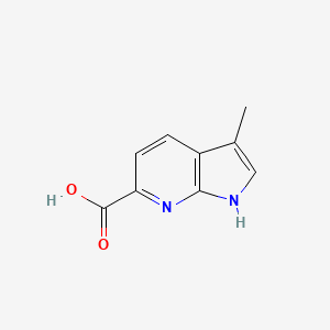 molecular formula C9H8N2O2 B1403443 3-Methyl-7-azaindole-6-carboxylic acid CAS No. 1363380-77-1