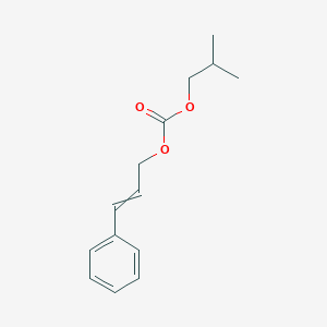 molecular formula C14H18O3 B14034494 Isobutyl (3-phenylallyl) carbonate CAS No. 884656-81-9