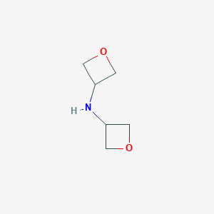molecular formula C6H11NO2 B1403451 Di(oxetan-3-yl)amine CAS No. 1057682-66-2
