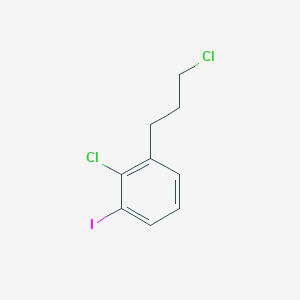 molecular formula C9H9Cl2I B14034595 1-Chloro-2-(3-chloropropyl)-6-iodobenzene 