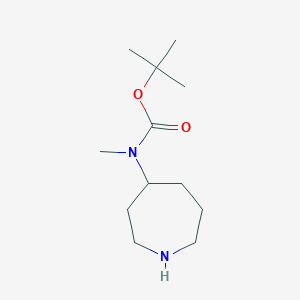 molecular formula C12H24N2O2 B1403464 tert-Butyl methyl(azepan-4-yl)carbamate CAS No. 1408075-96-6