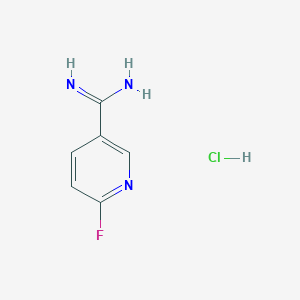 molecular formula C6H7ClFN3 B1403469 6-氟烟酰胺盐酸盐 CAS No. 1419101-31-7