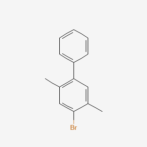 molecular formula C14H13Br B14034827 4-Bromo-2,5-dimethyl-1,1'-biphenyl 