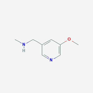 molecular formula C8H12N2O B1403487 1-(5-Methoxypyridin-3-YL)-N-methylmethanamine CAS No. 179873-54-2