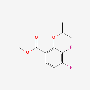 molecular formula C11H12F2O3 B14034899 Methyl 3,4-difluoro-2-isopropoxybenzoate 