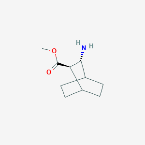 molecular formula C10H17NO2 B14034916 methyl (2R,3R)-3-aminobicyclo[2.2.2]octane-2-carboxylate 