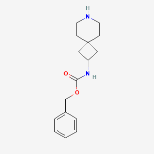molecular formula C16H22N2O2 B1403496 2-(Cbz-amino)-7-azaspiro[3.5]nonane CAS No. 1330764-28-7