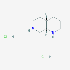 B1403500 cis-Decahydro-1,7-naphthyridine dihydrochloride CAS No. 1404365-05-4