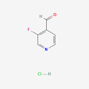 molecular formula C6H5ClFNO B14035023 3-Fluoroisonicotinaldehyde hydrochloride 