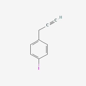 molecular formula C9H7I B1403504 1-Iodo-4-prop-2-ynylbenzene CAS No. 1260672-52-3