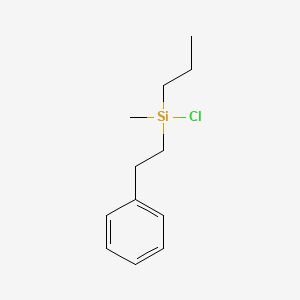 molecular formula C12H19ClSi B14035079 Ethylphenethyldimethylchlorosilane 