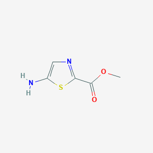 molecular formula C5H6N2O2S B1403509 Methyl 5-aminothiazole-2-carboxylate CAS No. 1363381-19-4
