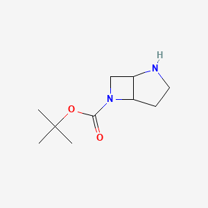 molecular formula C10H18N2O2 B1403515 6-Boc-2,6-二氮杂双环[3.2.0]庚烷 CAS No. 1408075-03-5
