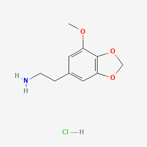 molecular formula C10H14ClNO3 B14035248 Lophophine hydrochloride CAS No. 77158-52-2