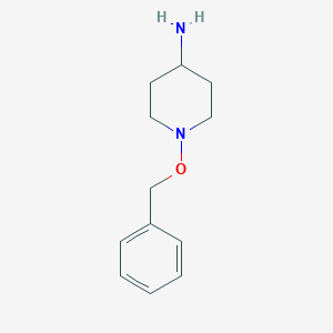 molecular formula C12H18N2O B14035259 1-(Benzyloxy)piperidin-4-amine 