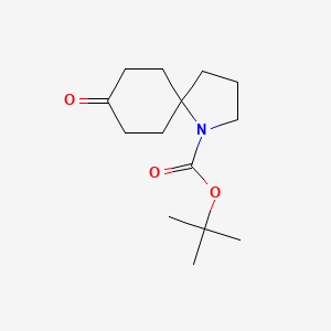 molecular formula C14H23NO3 B1403548 Tert-butyl 8-oxo-1-azaspiro[4.5]decane-1-carboxylate CAS No. 1211582-76-1