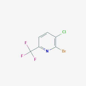 molecular formula C6H2BrClF3N B1403565 2-Bromo-3-chloro-6-(trifluoromethyl)pyridine CAS No. 1211521-13-9