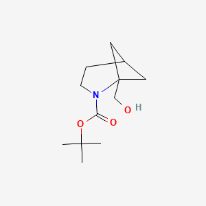molecular formula C12H21NO3 B1403569 2-Boc-2-azabicyclo[3.1.1]heptane-1-methanol CAS No. 1392803-56-3