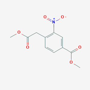 Methyl 4-(2-methoxy-2-oxoethyl)-3-nitrobenzoate