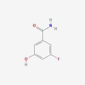 molecular formula C7H6FNO2 B1403573 3-Fluoro-5-hydroxybenzamide CAS No. 1243392-90-6