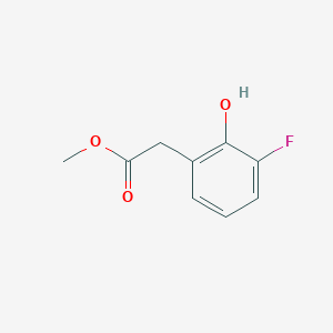 molecular formula C9H9FO3 B14035807 Methyl (3-fluoro-2-hydroxyphenyl)acetate 