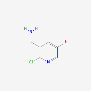 molecular formula C6H6ClFN2 B1403581 (2-Chloro-5-fluoropyridin-3-YL)methanamine CAS No. 870063-53-9