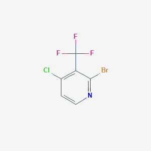 molecular formula C6H2BrClF3N B1403601 2-Bromo-4-chloro-3-(trifluoromethyl)pyridine CAS No. 1211541-07-9