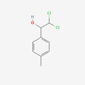 molecular formula C9H10Cl2O B14036101 2,2-Dichloro-1-(p-tolyl)ethanol 