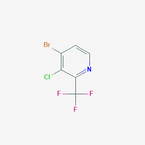 molecular formula C6H2BrClF3N B1403612 4-溴-3-氯-2-(三氟甲基)吡啶 CAS No. 1211589-95-5