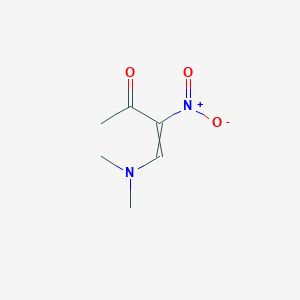 molecular formula C6H10N2O3 B1403623 4-(Dimethylamino)-3-nitrobut-3-en-2-one CAS No. 1704065-73-5