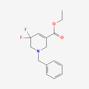 Ethyl 1-benzyl-5,5-difluoro-1,2,5,6-tetrahydropyridine-3-carboxylate