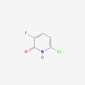 molecular formula C5H3ClFNO B1403627 6-Chloro-3-fluoropyridin-2-OL CAS No. 1369769-03-8