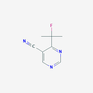 4-(2-Fluoropropan-2-yl)pyrimidine-5-carbonitrile