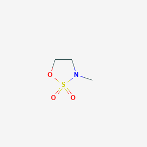 molecular formula C3H7NO3S B1403662 3-Methyloxathiazolidine 2,2-dioxide CAS No. 1201897-41-7