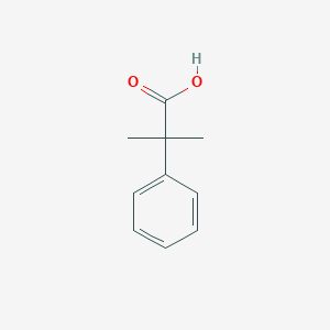 molecular formula C10H12O2 B140370 2-methyl-2-phenylpropanoic acid CAS No. 826-55-1