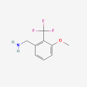 (3-Methoxy-2-(trifluoromethyl)phenyl)methanamine
