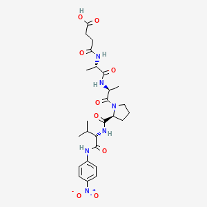 molecular formula C26H36N6O9 B1403719 Suc-ala-ala-pro-val-pna CAS No. 72682-76-9