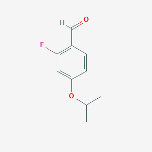 molecular formula C10H11FO2 B1403723 2-氟-4-异丙氧基苯甲醛 CAS No. 1242070-92-3