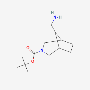 molecular formula C13H24N2O2 B1403739 8-氨甲基-3-叔丁氧羰基-3-氮杂双环[3.2.1]辛烷 CAS No. 1363381-83-2