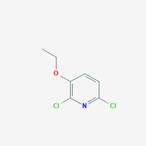 molecular formula C7H7Cl2NO B1403740 2,6-Dichloro-3-ethoxypyridine CAS No. 1418153-04-4