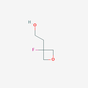 molecular formula C5H9FO2 B1403745 2-(3-Fluorooxetan-3-YL)ethanol CAS No. 1123786-79-7