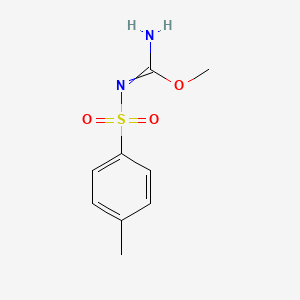 molecular formula C9H12N2O3S B1403747 N'-(4-Methylbenzenesulfonyl)methoxymethanimidamide CAS No. 26903-12-8